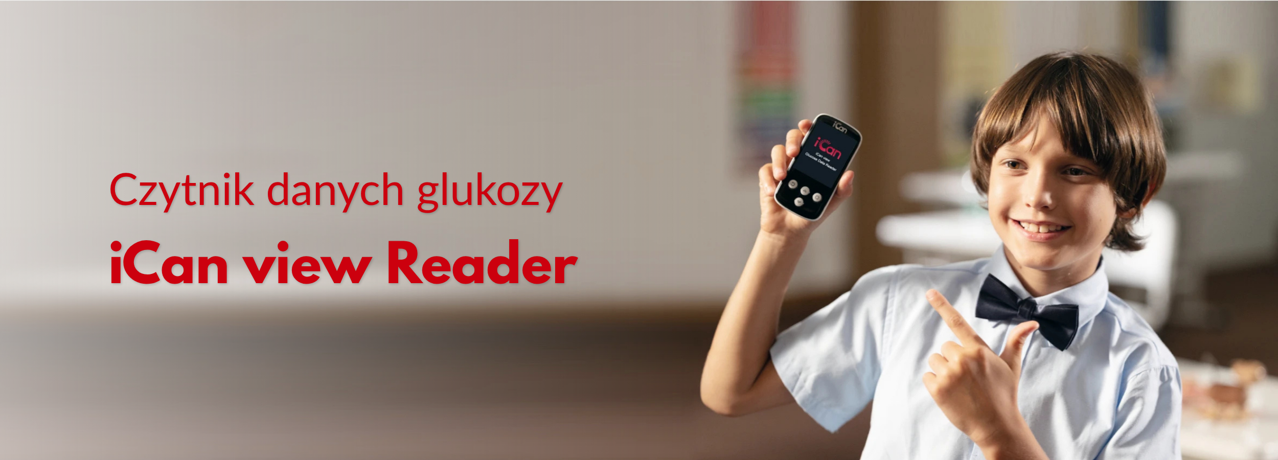 Czytnik danych glukozy iCan view Reader