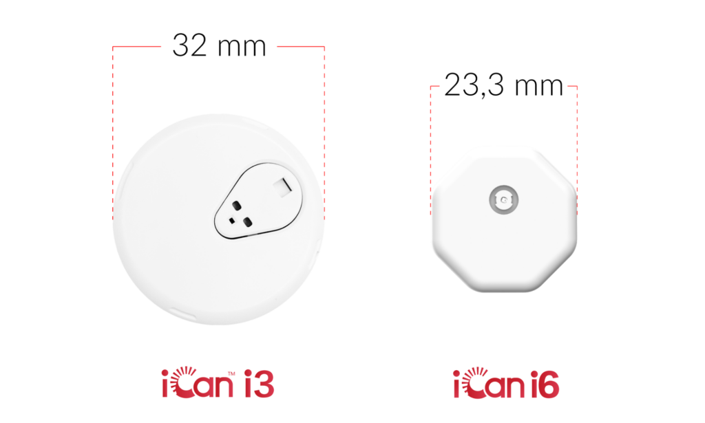 Porównanie iCan i3 CGM i iCan i6 CGM